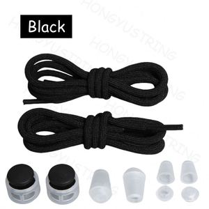 Cordones Elásticos Redondos Sin Atar, Cordones Elásticos con Hebilla de Bloqueo para Niños y Adultos - Product Image 3