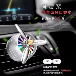 Ventilasi udara otomatis modis klip keluaran penyebar parfum Aksesori interior mobil pewangi penyegar udara