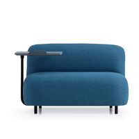 Ensemble de bureau et chaise pliants modernes en tissu pour deux personnes, de haute qualité et à prix compétitif, idéal pour les étudiants, les appartements et les hôtels.