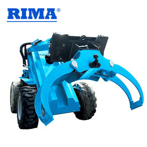 Forst-Holzgreifer Skidder Maschine Mini-Kompaktlader Anbaugeräte mit Kernlager Holzgreifer Lader - Product Image 4