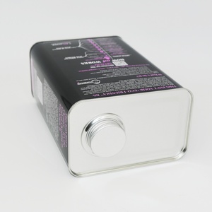 Lata Rectangular Plana con Tapa de Rosca de Hojalata para Líquidos Químicos, Envase a Prueba de Fugas para Detergentes de Limpieza con Logotipo y Patrón de Color Personalizados - Product Image 6