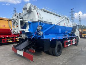 Camión de Succión de Aguas Residuales <span class=keywords><strong>Usado</strong></span> Dongfeng con Chasis Diésel, Bomba de Alta Presión de 15 CBM, Bomba de Vacío para Fosas Sépticas - Product Image 6