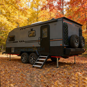 Remolque de Campamento Todoterreno de Lujo HONLU con Interior Personalizado, Panel Solar, Caravana <span class=keywords><strong>para</strong></span> Uso en las <span class=keywords><strong>Cuatro</strong></span> Estaciones - Product Image 1
