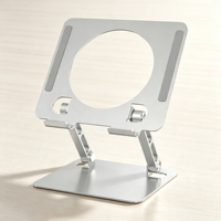 Support de tablette 2026 de haute qualité, anti-corrosion, flexible, portable, réglable en hauteur, en alliage d'aluminium pour bureau
