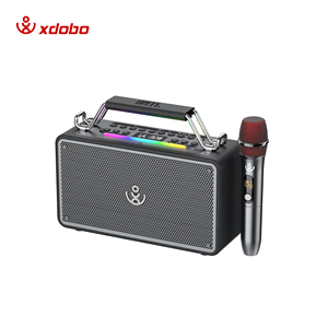 Xdobo Bmtl Bold Mini Haut-parleur de fête sans fil avec micro RGB 80W, batterie externe portable pour événements en extérieur et <span class=keywords><strong>karaoké</strong></span> - Product Image 2