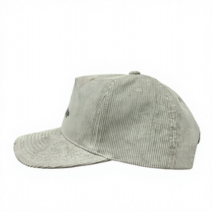 Gorra de béisbol de pana al por mayor con logo personalizado, 5 paneles, visera precurvada para uso diario de adultos, moda deportiva de invierno - Product Image 4