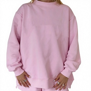Sudadera Oversize con Cuello Alto y Diseño Casual Atemporal para Mujer, Sudadera de Corte Holgado con Detalle de Cuello Alto - Product Image 1