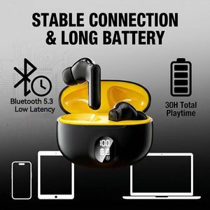 Auriculares Inalámbricos Deportivos con Pantalla Digital IPX-6, Audífonos TWS Resistentes al Agua con Chipset jl, Fone De Ouvido, Audifonos, Auriculares - Product Image 2