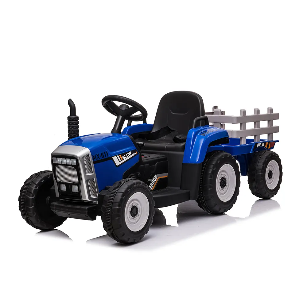 WDXMX611 Welldone New Design Cute Electric Tractor Ride on Car for Kids