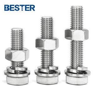 SS304 310 SS 202 A4-70 M16 M29 M48 M60 M68 M100 4 мм из нержавеющей стали шестигранный болт и гайка - Product Image 1