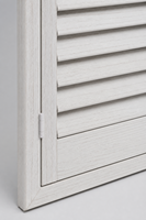 Volets de fenêtre en bois et PVC imperméable sur mesure de qualité supérieure pour baies vitrées, volets de fenêtre intérieurs de type plantation, prix d'usine, vente en gros OEM/ODM