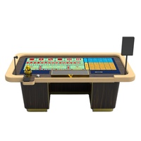 Table de Sic Bo Classique Écologique de Haute Qualité YH, Table de Poker Automatique Grande et Petite pour la Maison, Table de Craps de Casino pour le Divertissement