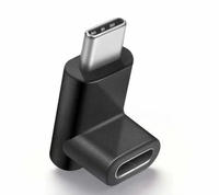 Adaptateur USB 3.1 Type C mâle vers femelle à angle droit de 90 degrés, convertisseur de chargeur USB C pour téléphone portable, tablette, ordinateur portable, sortie CC