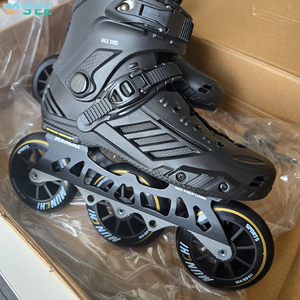 Rollers en Ligne de Vitesse Professionnels SeeMore Haute Performance pour Adultes avec Roues de 110 mm, Patins à Roues Alignées à 3 Roues - Product Image 2