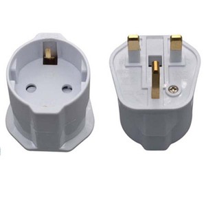 Adaptateur de voyage 13A, convertisseur de prise UK, adaptateur de prise EU Schuko vers prise UK, fonctionnalités de sécurité AC avec porte-fusible - Product Image 3
