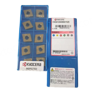 Plaquette en carbure CNGA120408SO1525 A66N KYOCERAS 100% originale, outils de tournage CNC externes pour tournage, avec support OEM en stock - Product Image 1