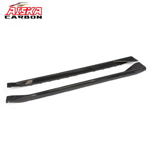 Kits de carrosserie automobile en fibre de carbone sèche AISKA G80, style MP, jupes latérales en carbone pour BMW M3 G80 - Product Image 3