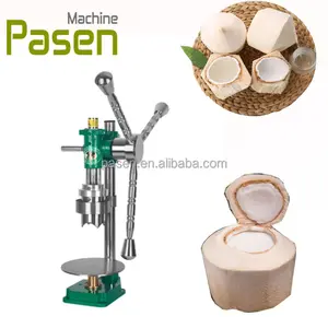 Stainless Steel Coco Water Punch Green Coconuts Open Tool Hand Press Opener Young Coconut machine