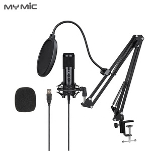 Micrófono USB Profesional MY NX4-A, Adecuado para Grabación de Podcasts y Videojuegos, con Reverberación - Product Image 1