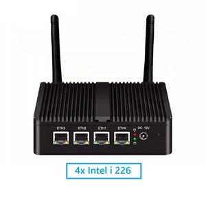 Super Mini Fanless J4125 4-Core PC Dispositivo de servidor integrado 4 LANs 4GB <span class=keywords><strong>DDR3</strong></span> <span class=keywords><strong>RAM</strong></span> 4GB Memoria de video SSD Windows 10 Garantía de 1 año - Product Image 2