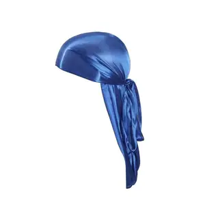 2023 New arrival fashion Custom Durags Wholesale Du rag Cheap Hip Hop Plain Unisex Headwrap Silk Satin Doo rag