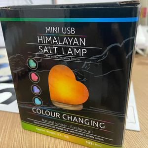 Lampe <span class=keywords><strong>de</strong></span> <span class=keywords><strong>sel</strong></span> <span class=keywords><strong>de</strong></span> l'Himalaya USB colorée, éclairage décoratif naturel pour la maison et le bureau, forme naturelle, faite à la main, toucher réel, musique Love Angel - Product Image 6