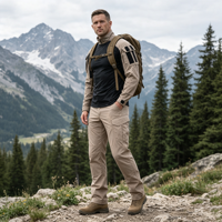 Costume pour homme à manches longues de style américain, équipement d'entraînement en plein air, uniforme tactique, polyester, séchage rapide, vente en gros