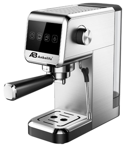 <span class=keywords><strong>Cafetera</strong></span> Espresso Semiautomática Anbolife de 20 Bares, 1400W, Termobloque, Panel Táctil, Vaporizador, Tanque de Agua de 1.2L, para Hogar y Oficina - Product Image 1