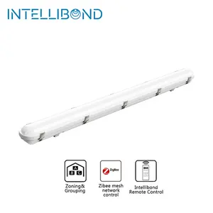 4ft 160lm/w 20W 25W 30W 40W Dimmable Tri-proof Light With Embedded Sensors Ip66 Waterproof Vapor Tight Led Tri-proof Light