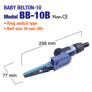 <span class=keywords><strong>Ponceuse</strong></span> à bande pneumatique originale Nitto BB-20, 20 mm, machine de ponçage pneumatique portative, solution de polissage de métal à haute vitesse - Product Image 3