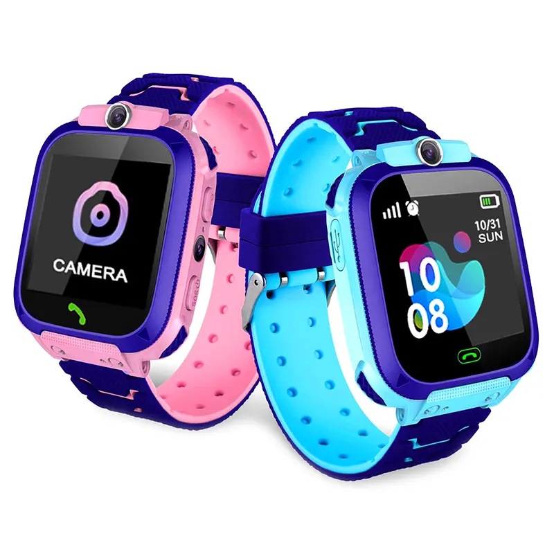 Wholesale Q12 Waterproof Kids Smart Watch Baby 2G SIM Card Clock Call Location Tracker watch SOS Antil-lost Smartwatch