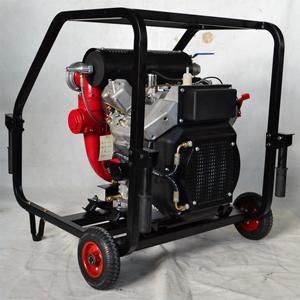 80mm 3inch 22hp 16kw Two Cylinder Engine <b>Pump</b> Set Exhaust Self Suction <b>Water</b> Self-priming <b>Pumps</b> - Product Image 2