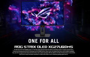 จอเล่นเกม XG27UQDMS 26.5 "4K (3840*2160) แผง QD-OLED ควบคู่240Hz 0.03 MS ของแท้ - Product Image 2