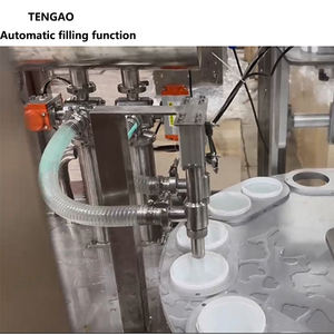 เครื่องบรรจุและปิดผนึกแบบกำหนดเองสำหรับน้ำผลไม้ ซอสมะเขือเทศ นม โยเกิร์ต ขนาด 500 มล. <span class=keywords><strong>1000</strong></span> มล. ยี่ห้อ CE <span class=keywords><strong>UL</strong></span> TENGAO เครื่องบรรจุโยเกิร์ต - Product Image 3