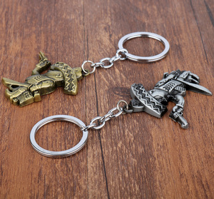 Llaveros colgantes de motociclista Llavero de metal mexicano BANDIDOS Motorcycle Club MC Worldwide Guy Accesorios colgantes - Product Image 5