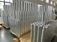 Ruban adhésif en aluminium argenté imperméable, résistant à la chaleur, sensible à la pression et ignifuge pour conduits industriels
