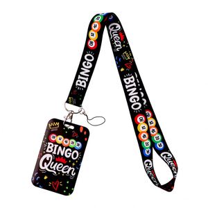 Wholesale Sublimation Printed <b>Lanyard</b> with Hard Plastic ID Holder with Your Own logo - Product Image 1