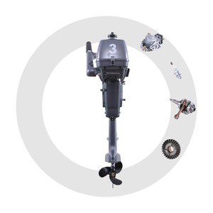 Motore Marino a Benzina Calon Gloria <span class=keywords><strong>2</strong></span> Tempi 3 HP per Pesca - Product Image 1