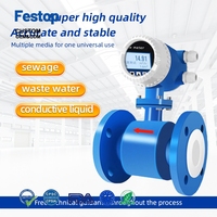 Festop Geïntegreerde Magnetische Elektromagnetische Debietmeter RVS OEM 4-20mA RS485 Watermeter