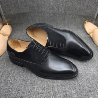 1 paire MOQ, chaussures Oxford pour homme de haute qualité, chaussures habillées en cuir véritable, chaussures en cuir pour homme
