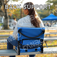 Chaise pliante de stade Canbo avec dossier réglable, siège portable pour gradins, vente en gros, OEM, ODM, usine
