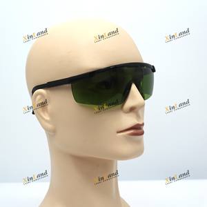 Demi-monture fibre 1064nm infrarouge Nd Yag Laser lunettes de sécurité lunettes de Protection des yeux pour le marquage de nettoyage de découpe Laser - Product Image 5