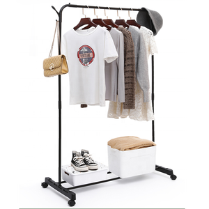 Estante de lavandería <span class=keywords><strong>monocapa</strong></span>, secado de ropa, moldeado por pulverización de hierro, tendedero de ropa plegable - Product Image 4