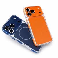 Coque magnétique style iPhone 17 avec protection d'objectif découpée avec précision, en acrylique rigide antichoc pour iPhone 15 16 17 Pro Max