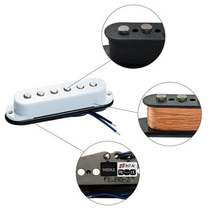 Set di pickup per chitarra elettrica, kit fai da te, configurazione SSH con singolo coil e humbucker Alnico 5, parti di ricambio - Product Image 5