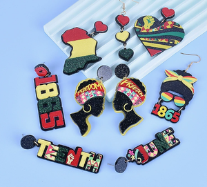 Pendientes Decorativos de Diseño Nuevo para Mujer, de Alta Calidad, al por Mayor, para el Festival de <span class=keywords><strong>Junio</strong></span>, para Celebraciones y Días Festivos - Product Image 4