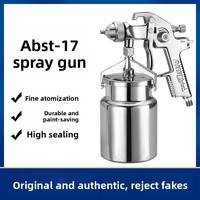 Pistolet de peinture ABST à gravité 1,4 mm, ventouse 1,7/2,0 mm, pulvérisateur pneumatique pour peinture automobile et revêtement de meubles