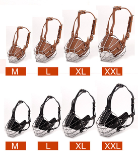 Mordaza de metal ajustable para perros medianos y grandes, de hierro duradero, personalizada, de cuero, sólida, para Pastor Alemán, venta al por mayor - Product Image 3