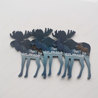 Aimant de réfrigérateur décoratif en métal aluminium gaufré souvenir en forme de plaque de route de France