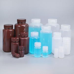 30mL 60mL 125mL 250mL 500mL Laboratorio Claro Marrón PP HDPE Líquido Químico Plástico Reactivo Botella Tarro - Product Image 5